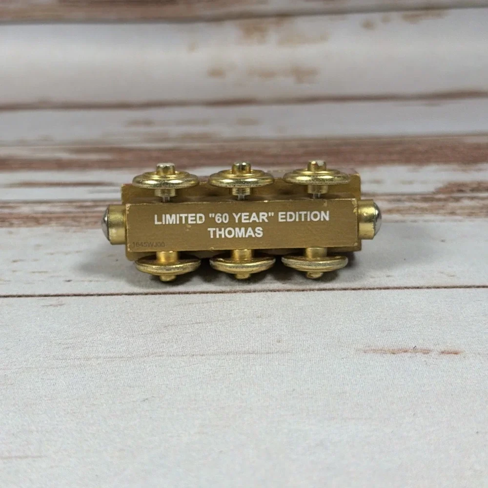 Thomas the Tank Engine Gold 60 Year Anniversary Limited Edition Wooden Train